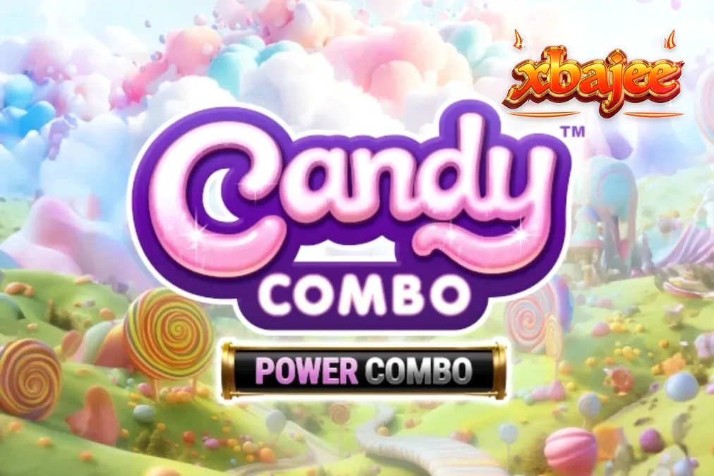 Candy Combo Power Combo King Millions স্লট গেমের রঙিন ক্যান্ডি থিমযুক্ত ইন্টারফেস